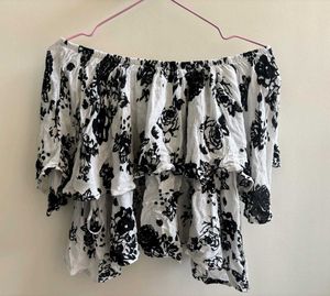Off Shoulder Floral Top