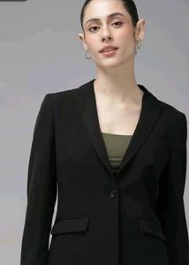 Striped Black Blazer