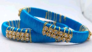 Silk Thread Bangle (Any One Set)