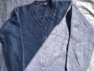 Korean Pinteresty Pastel Blue Cardigan