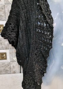 Crochet Shrug - Black