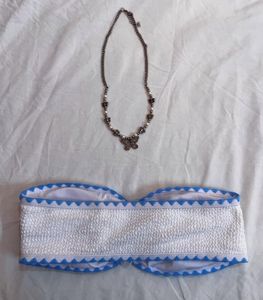 Beach Beautiful White  Bra