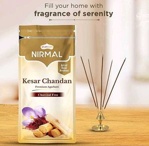 Pack - 4Nirmal Kesar Chandan Agarbatti 125×4