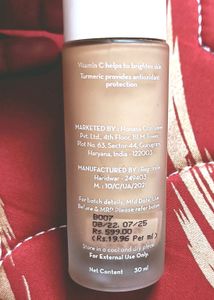 Mamaearth Foundation glow Serum Shade &#34; Ivory Glow &#34; For Fair Skin Tone To Wheatish Tone...  Best Coverage Stay A Lot Hrs. Not Freaky