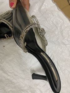 Zara Rhinestone Heels