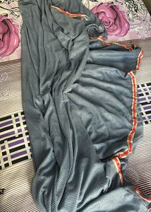 5 Mtr Grey Linen Cloth