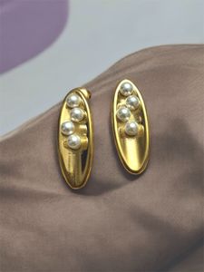 Pearl Stud Statement Earring
