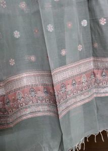 Elegant Light Green Cotton Printed Kurta Set