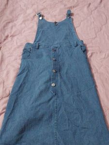 Denim Overall Dress