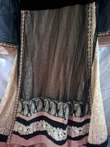 New Black And Golden Gown