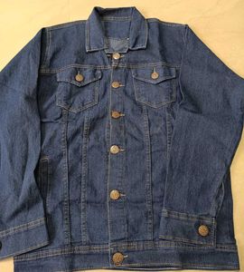 Stylish Dark Blue Denim Jacket