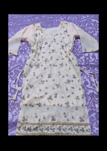Dhotti Salwar With Embroidery Shirt Without Dupatt