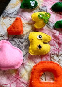 Handmade Decorative Set - Cute Alphabet &amp; Animals