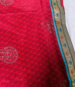 Pretty Red Saree❤️🔥😍