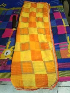 Orange Fully Sequence Saree