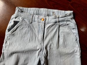 Striped Pull-On Pants