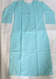 Elegant Blue Striped Kurta