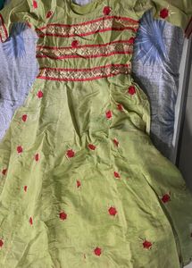 Gown With Dupatta And Leggings