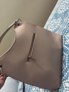 Beige Tote Bag