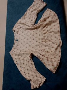 Floral Print Crop Top