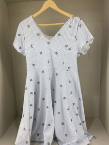 Printed Stripped Dress