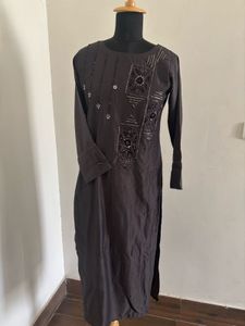 Embellished Black Kurti