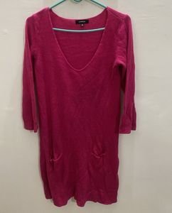 Express Pink Sweater Dress