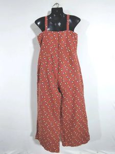 Brown Printed Jumpsuit (Women&#39;s)