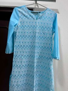 Blue Avaran Kurti