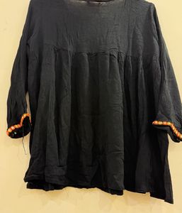 Black Kurti Top