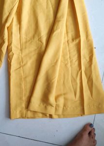 Yellow Culottes Plazo
