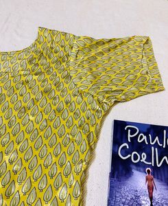 Lime Green Crepe Salwaar Suit Set