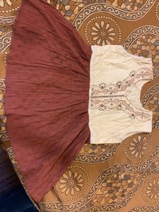 Sleevless Short Kurti Top