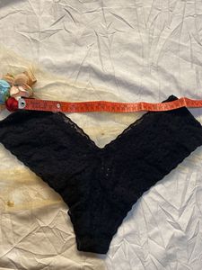 Black Thong Penty Size 26-28 Can Wear