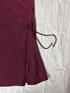 SALE⁉️ZUDIO COWL NECK BURGUNDY BODYCON