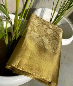 Banarsi Tissue Tanchhui Pattern Silk Saree
