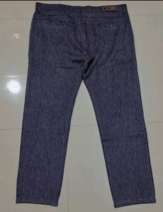 Stylish Men's Grey Patterned Pants