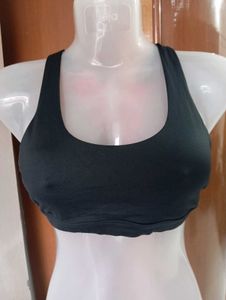 Comfy Black Sports Bra
