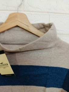 Striped Turtleneck Sweater