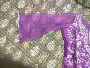purple pakistani suit