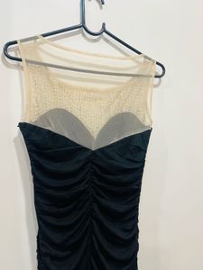 Sequin Detailing Little Black Dress