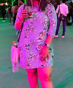 A Stylish Blue Casual Dress