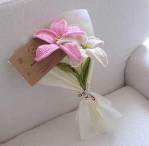 Handmade Flowers Bucket