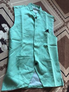Stylish Sea Green Waistcoat
