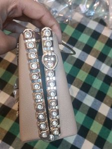 Luxury Golden Floral Pearl Clutch