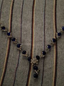 Elegant Blue Stone Necklace
