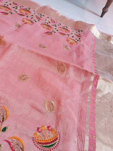Pure Organza Designer Saree