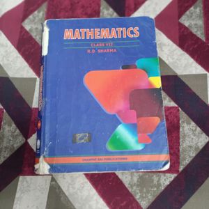 Maths Textbook Of Class 7th - Rd Sharma