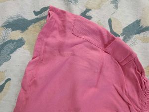 Cute Pink Casual Skirt