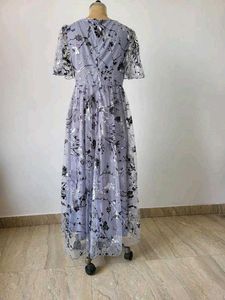 Floral Print  Gown